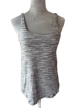 Lululemon Space Dye Knot Your Typical Strappy Cage Back Yoga Tank Top 4 6 Bra